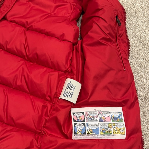 Moncler Red Quilted Puffy Vest Men’s Medium (Size 4) – Like New Rare - Picture 4 of 7